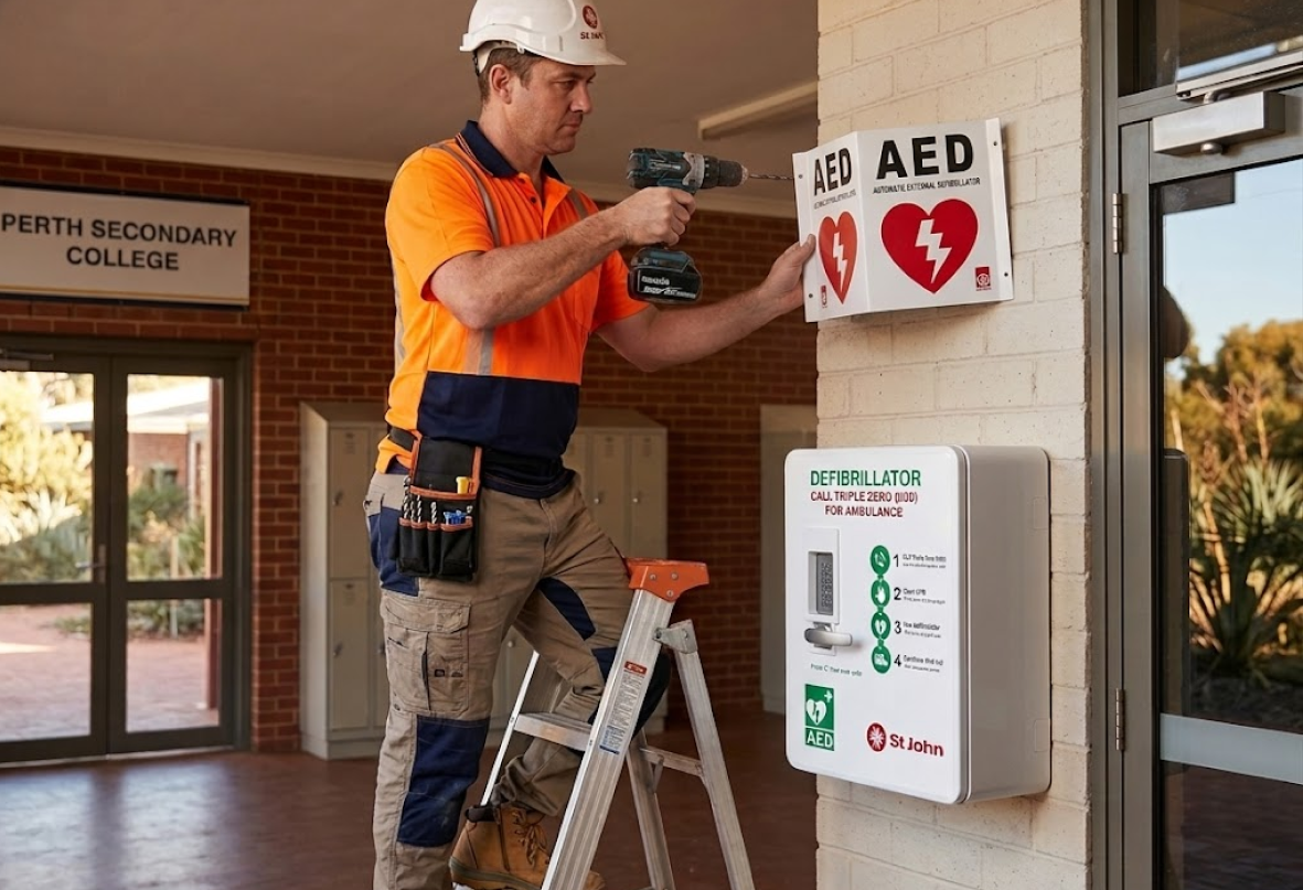 Setting up your defibrillator
