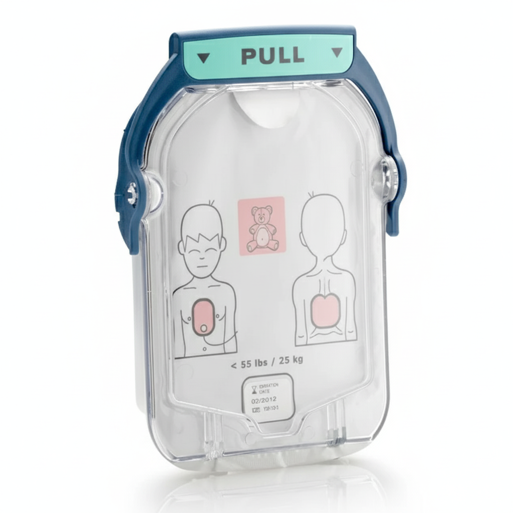 Philips HS1 Defib Pads- Single Pair adult adhesive pads for Philips HeartStart defibrillators in first aid supplies.