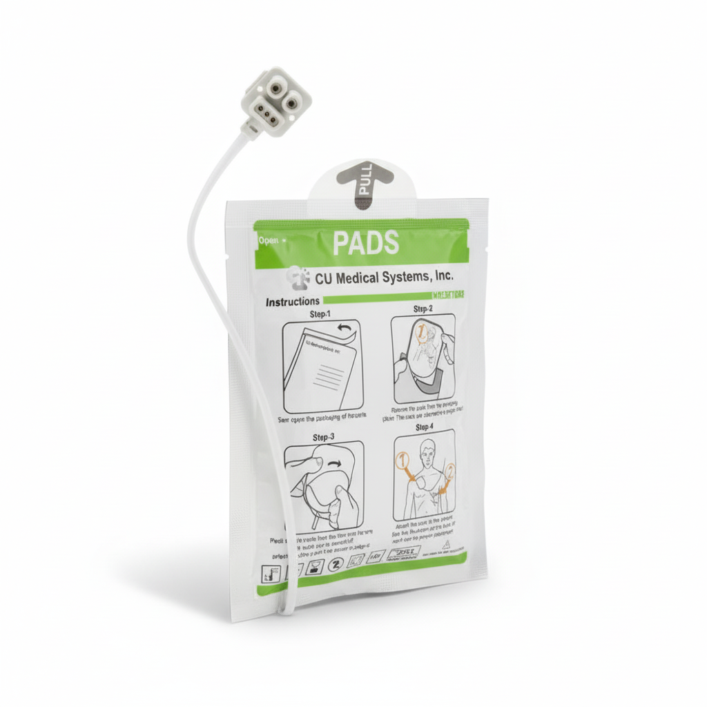 SP1 Defib Pads (Adult) - 1 Pair replacement electrode pads for defibrillators in first aid supplies and kits