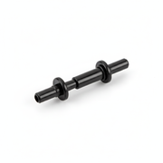 Sphygmomanometer Connector Tubing - Single black replacement tubing for blood pressure monitoring equipment, 150mm length.