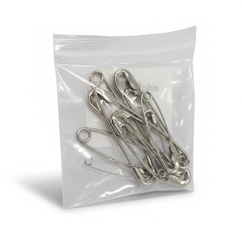 Safety Pins (Assorted Sizes) - Pack of 12