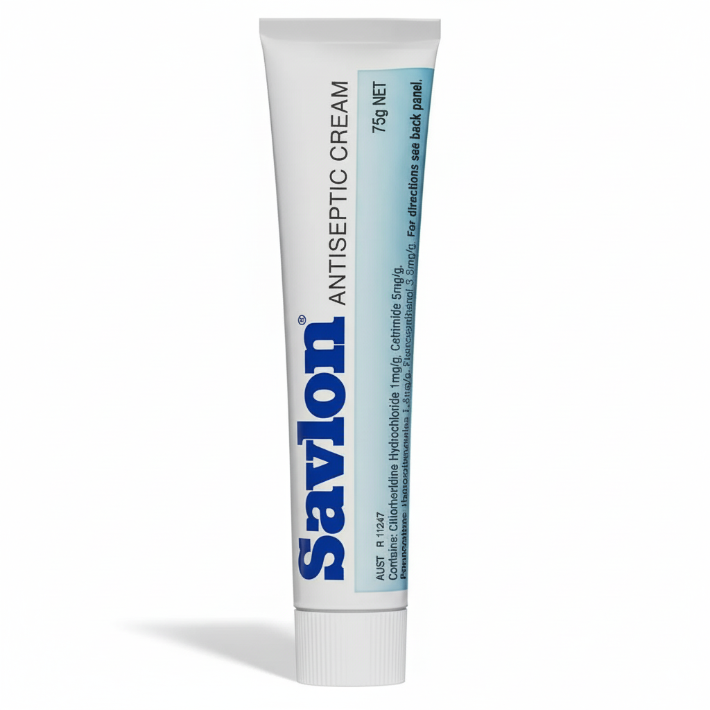 Savlon Antiseptic Cream antibacterial ointment tube for gentle skin cleansing and healing of minor wounds and cuts