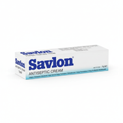 Savlon Antiseptic Cream box highlighting antiseptic and healing properties for first aid and skin care use