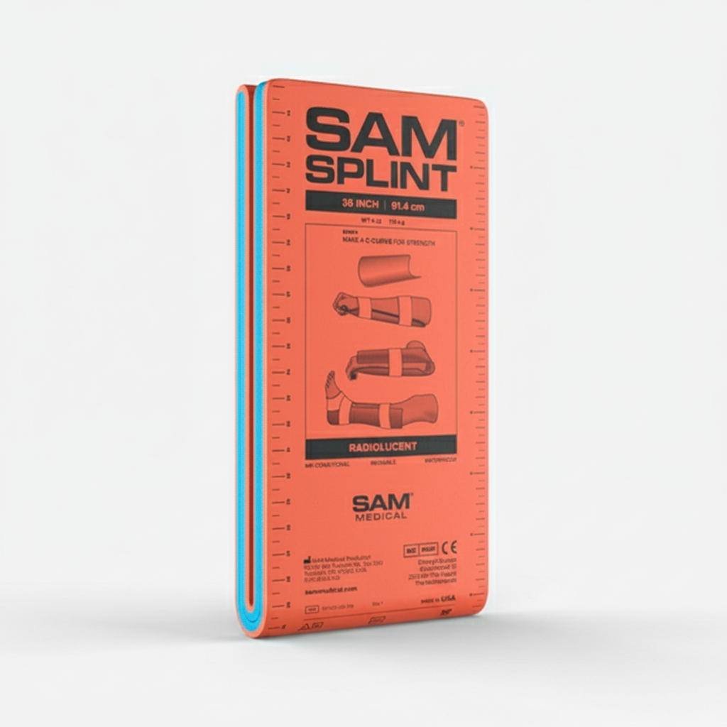 Sam Splint (Original) flexible medical bandage used for emergency immobilization in first aid supplies and kits