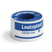 Leukoplast Tape roll 2.5cm x 5m waterproof medical tape for securing bandages and first aid supplies