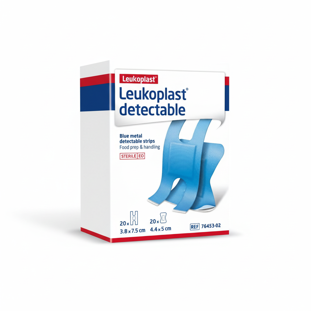 Leukoplast Detectable Dressing blue metal detectable strips for food prep and handling with waterproof strong adhesion