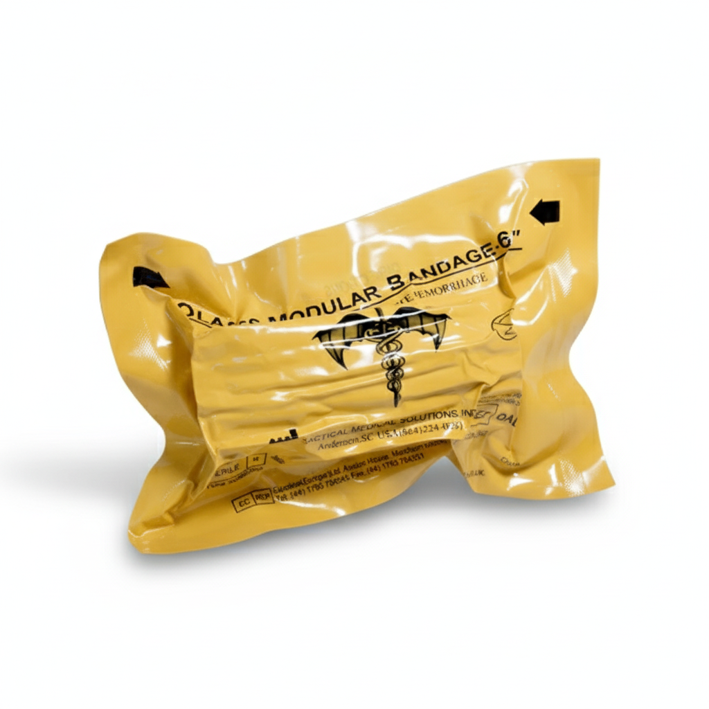 OLAES Modular Trauma Dressing (Training) - Single packaged sterile for advanced bleeding control and wound care training purposes