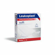 Leukoplast Soft Dressing box showing breathable soft dressing for sensitive skin in first aid supplies