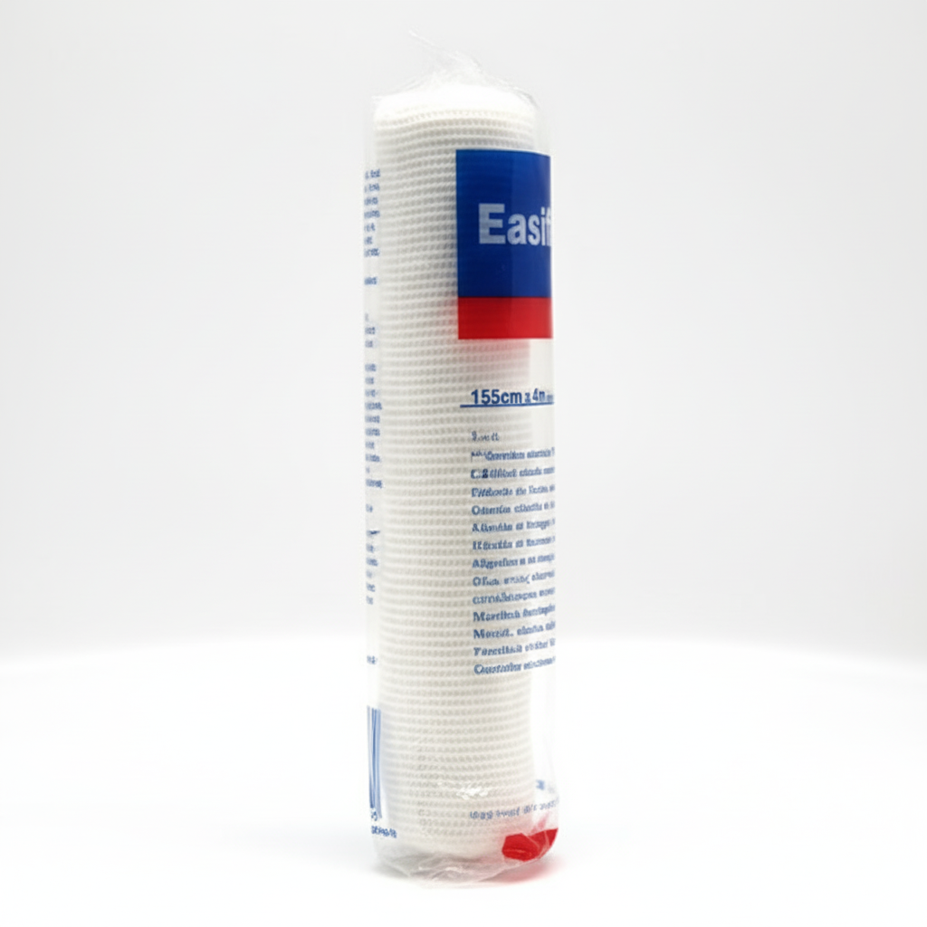 Easifix K Conforming Bandage roll for first aid supplies, lightweight and stretches to fit body contours comfortably