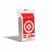 Paper Towels (Disposable) - Pack of 6 with St John logo, absorbent cotton towels for first aid and workplace use
