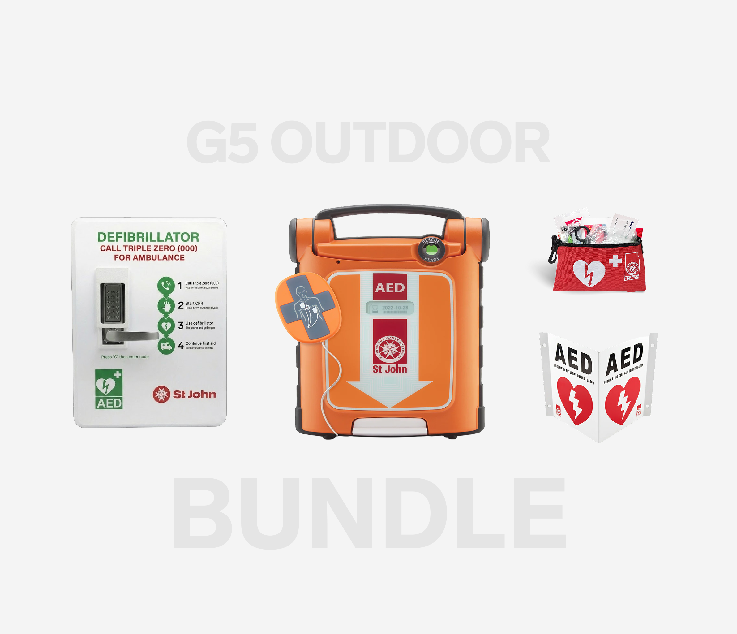 G5 Outdoor AED Bundle