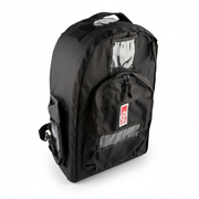 Empty First Aid Backpack by St John with adjustable dividers for organising first aid supplies and 19 litre capacity storage bag