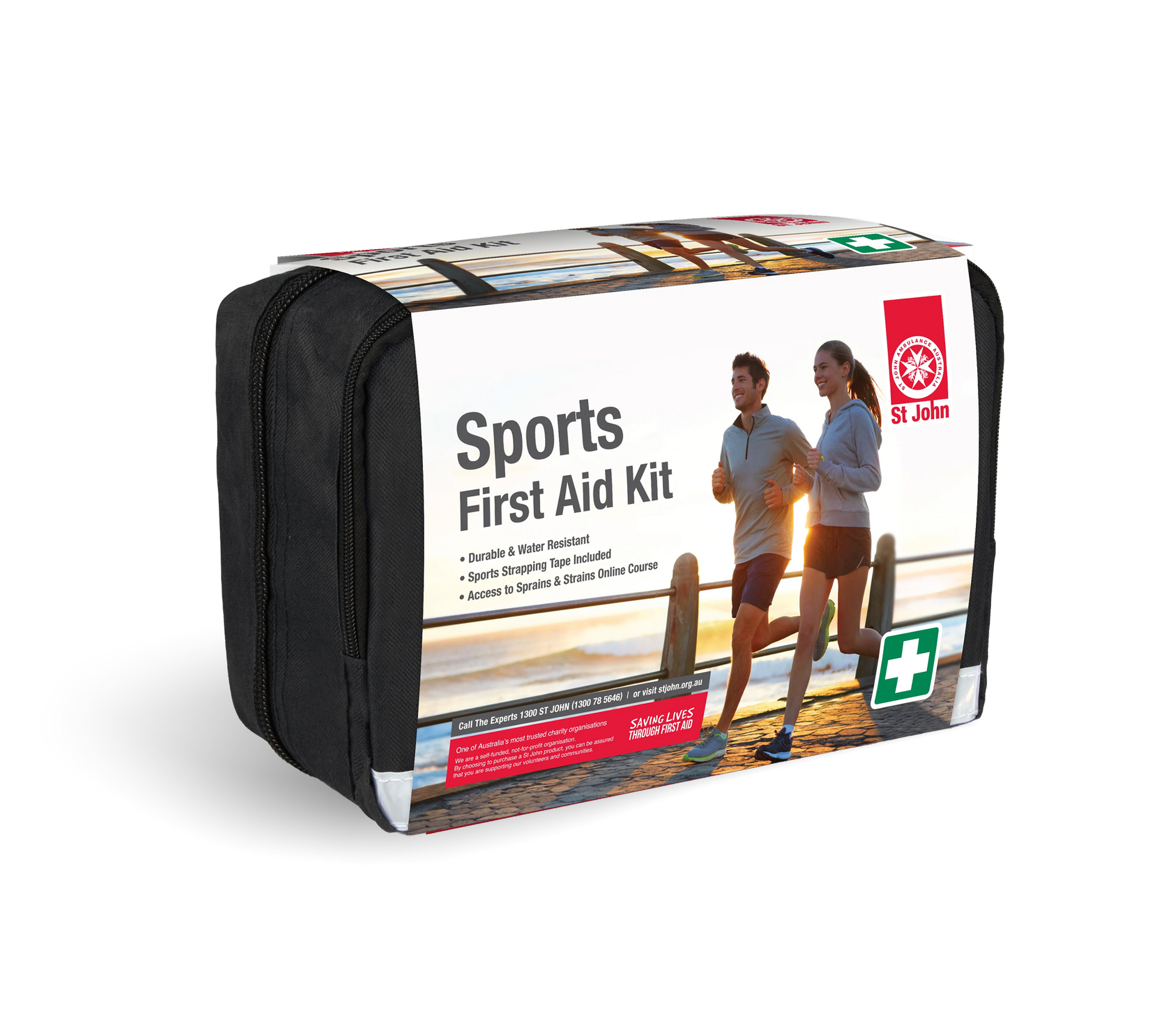Sports First Aid Kit by St John WA with durable, water-resistant case and sports first aid supplies for quick field care