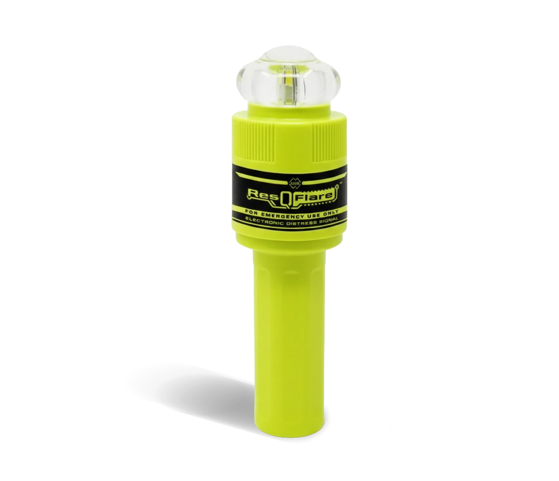 RESQFLARE Electronic Distress Flare with high-intensity LED providing 360-degree visibility for emergency signaling over 6 miles