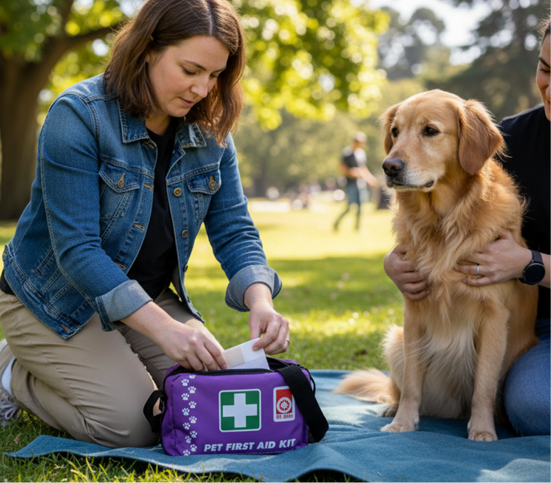 Self-cohesive bandages don't stick to fur