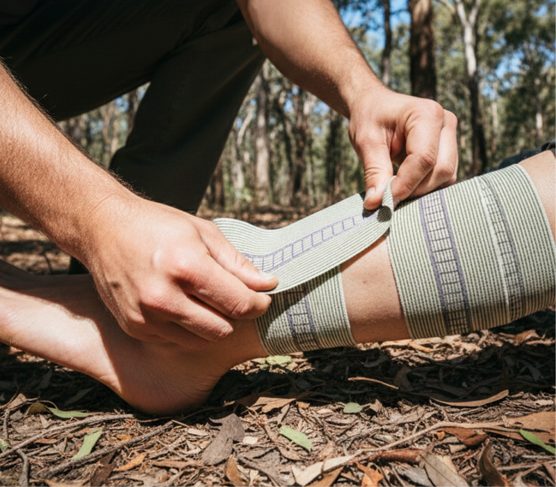 Indicator bandages show correct pressure